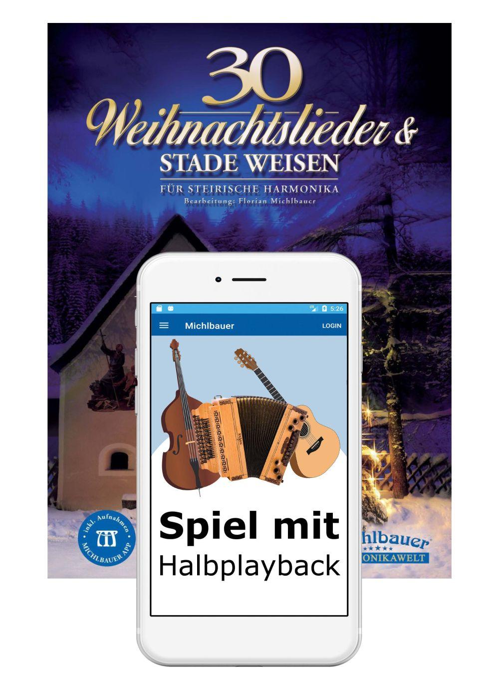 30 Weihnachtslieder und stade Weisen - HP in B