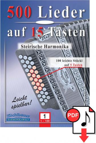 500 Lieder auf 15 Tasten, Band 1