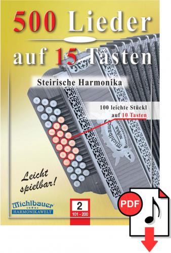500 Lieder auf 15 Tasten, Band 2
