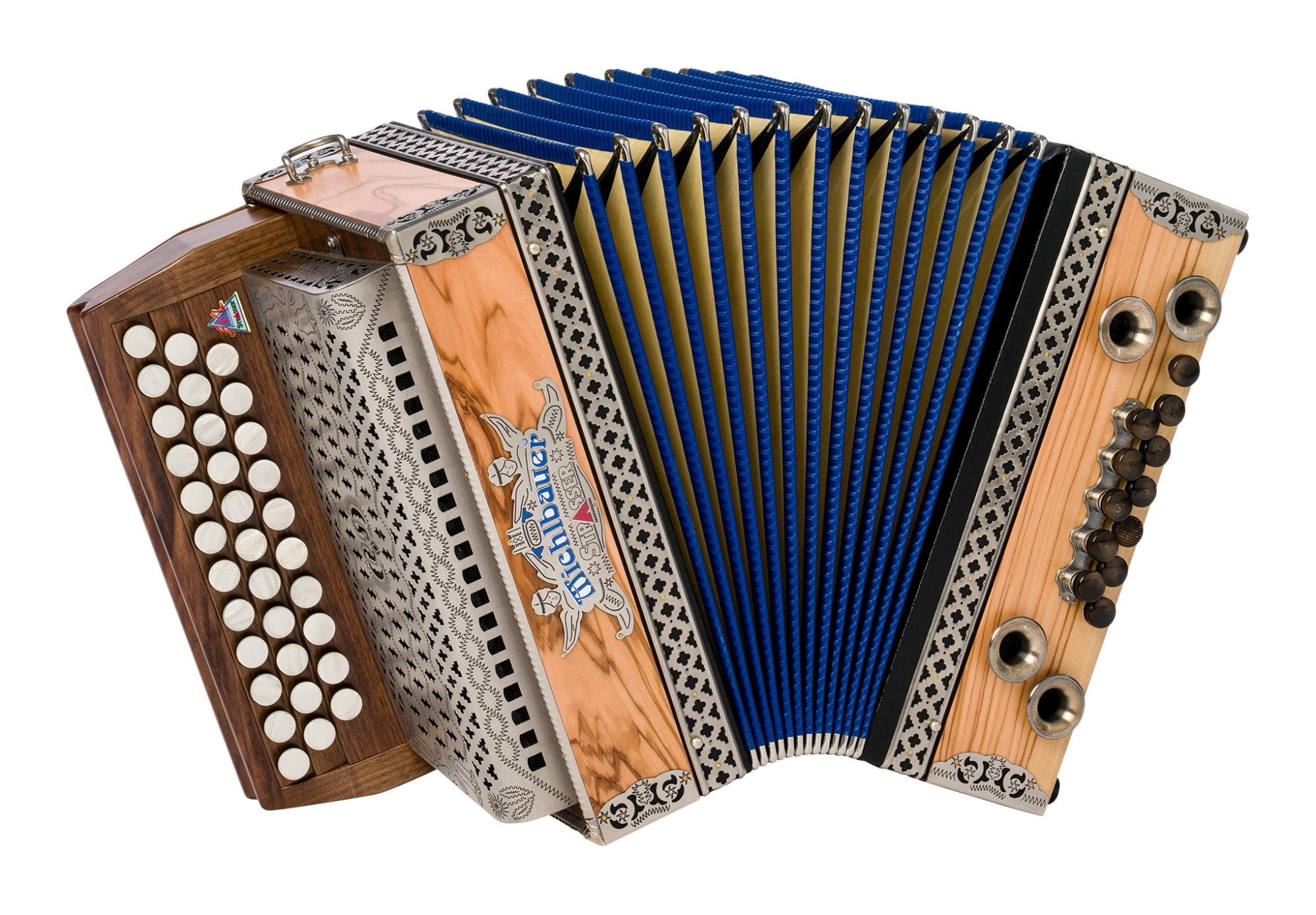 Strasser Classic III Natur Olive/blau B