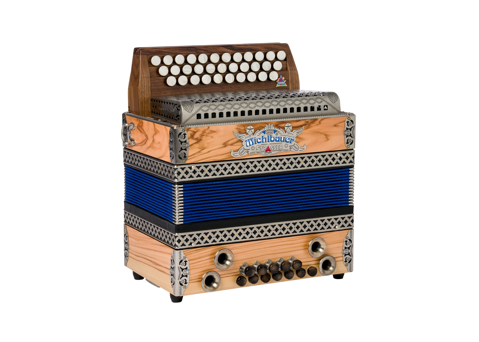 Strasser Classic III Natur Olive/blau B