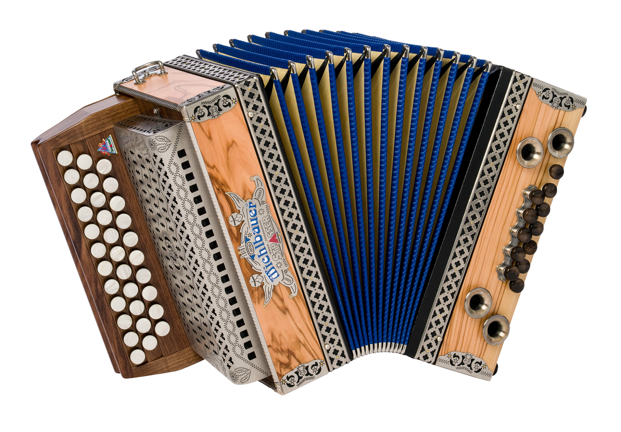 Strasser Classic III Natur Olive/blau G