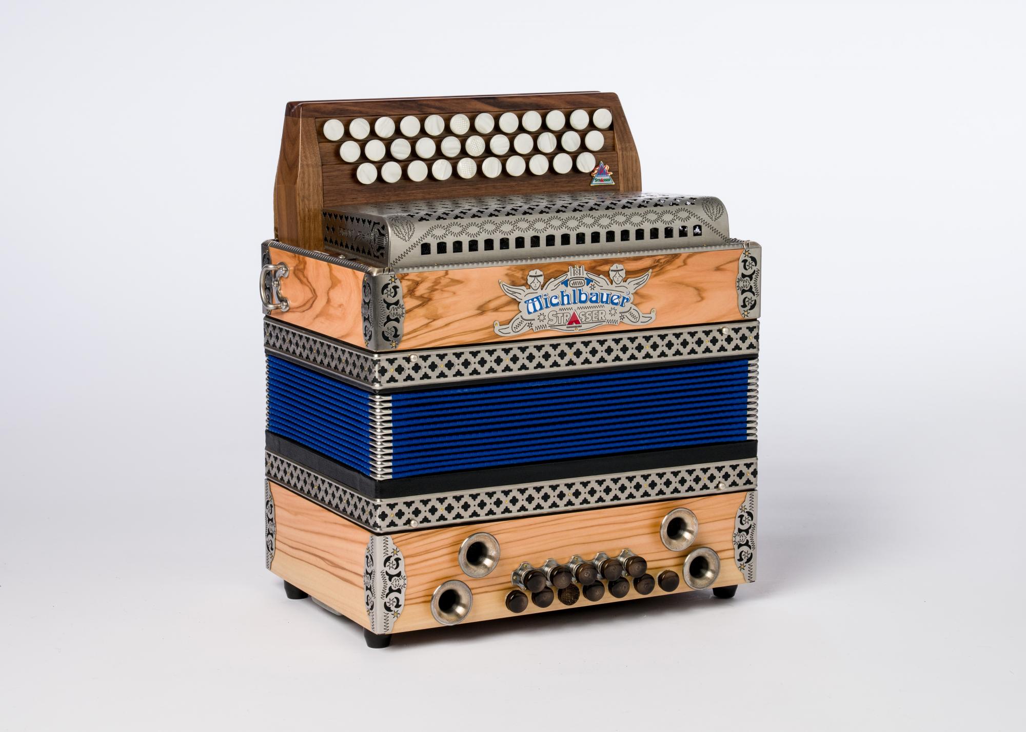 Strasser Classic III Natur Olive/blau G