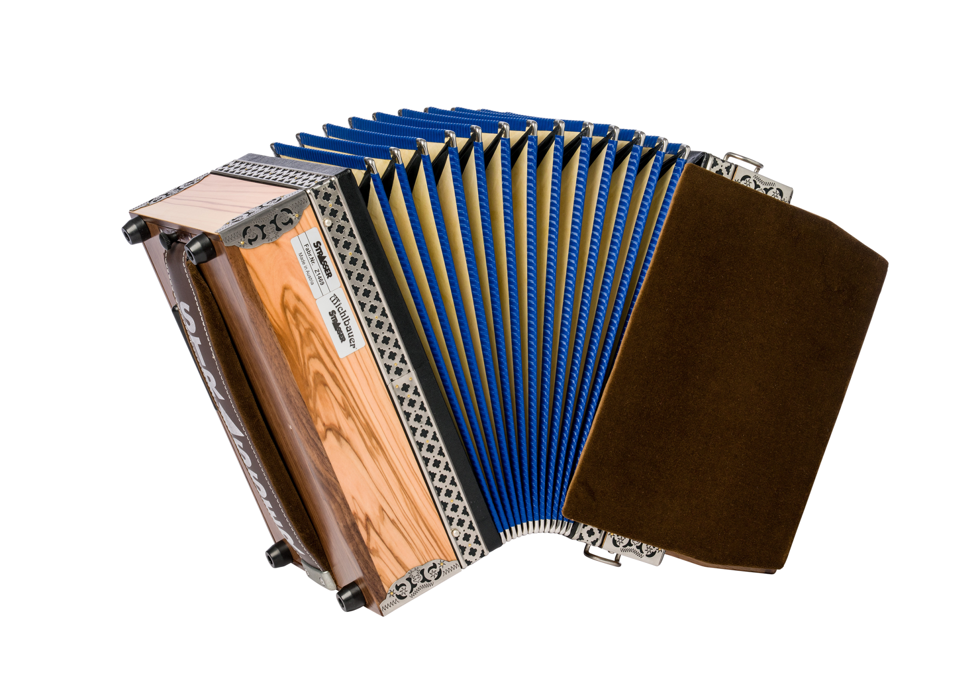 Strasser Classic III Natur Olive/blau G