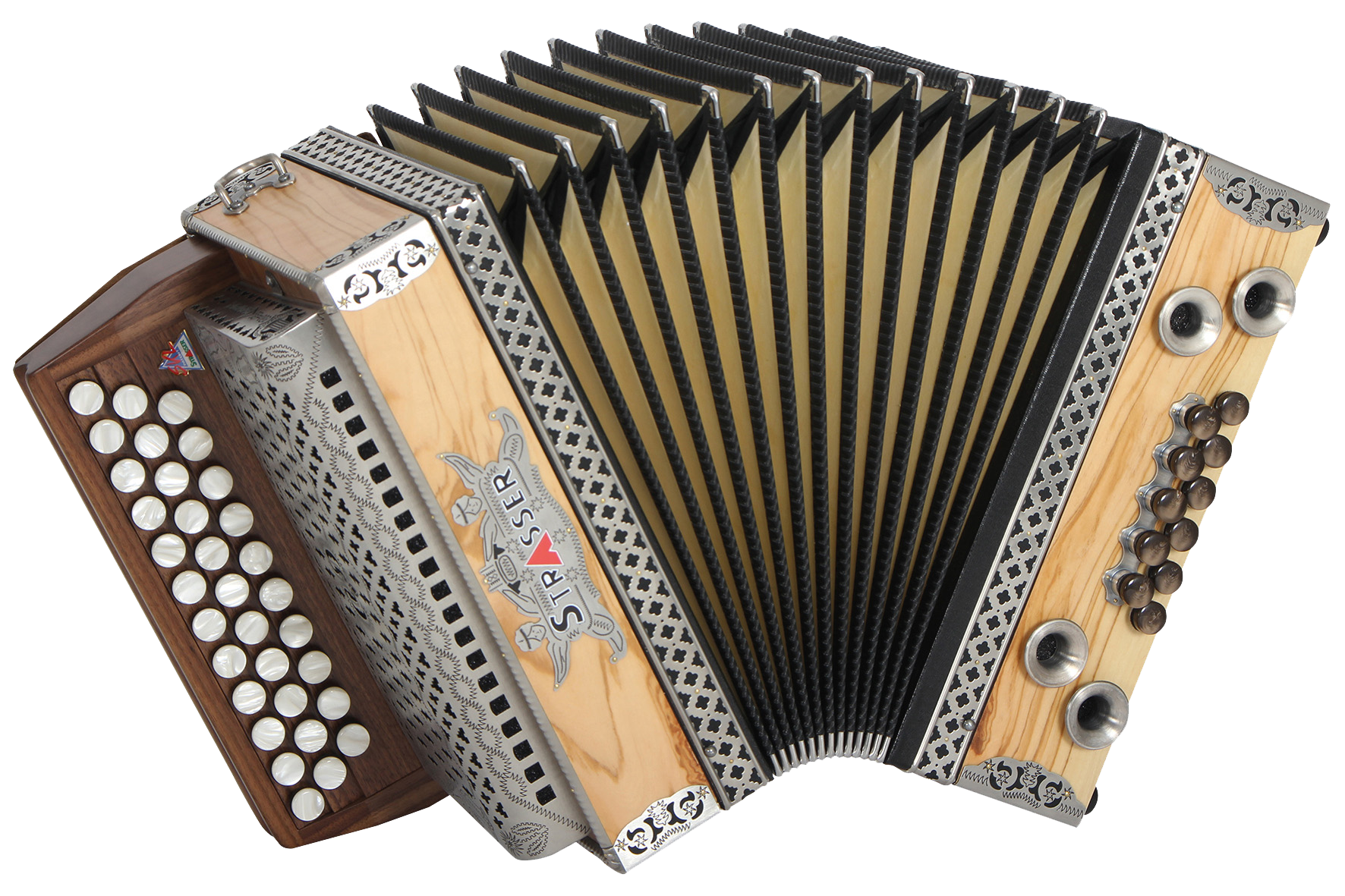 Strasser Classic III Natur Olive/schwarz B