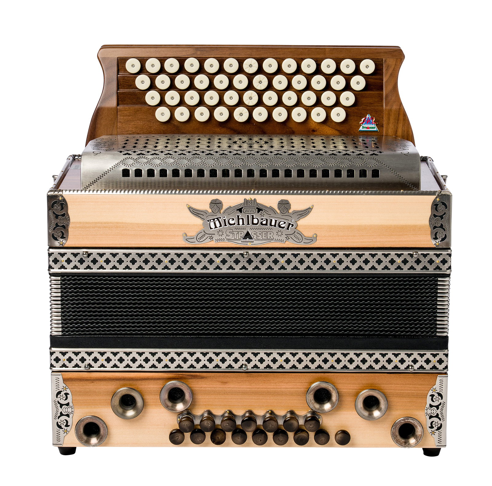 Strasser Profi 38 Natur Satinuss/schwarz G