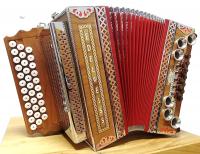 Edelweiß Nuss/rot G