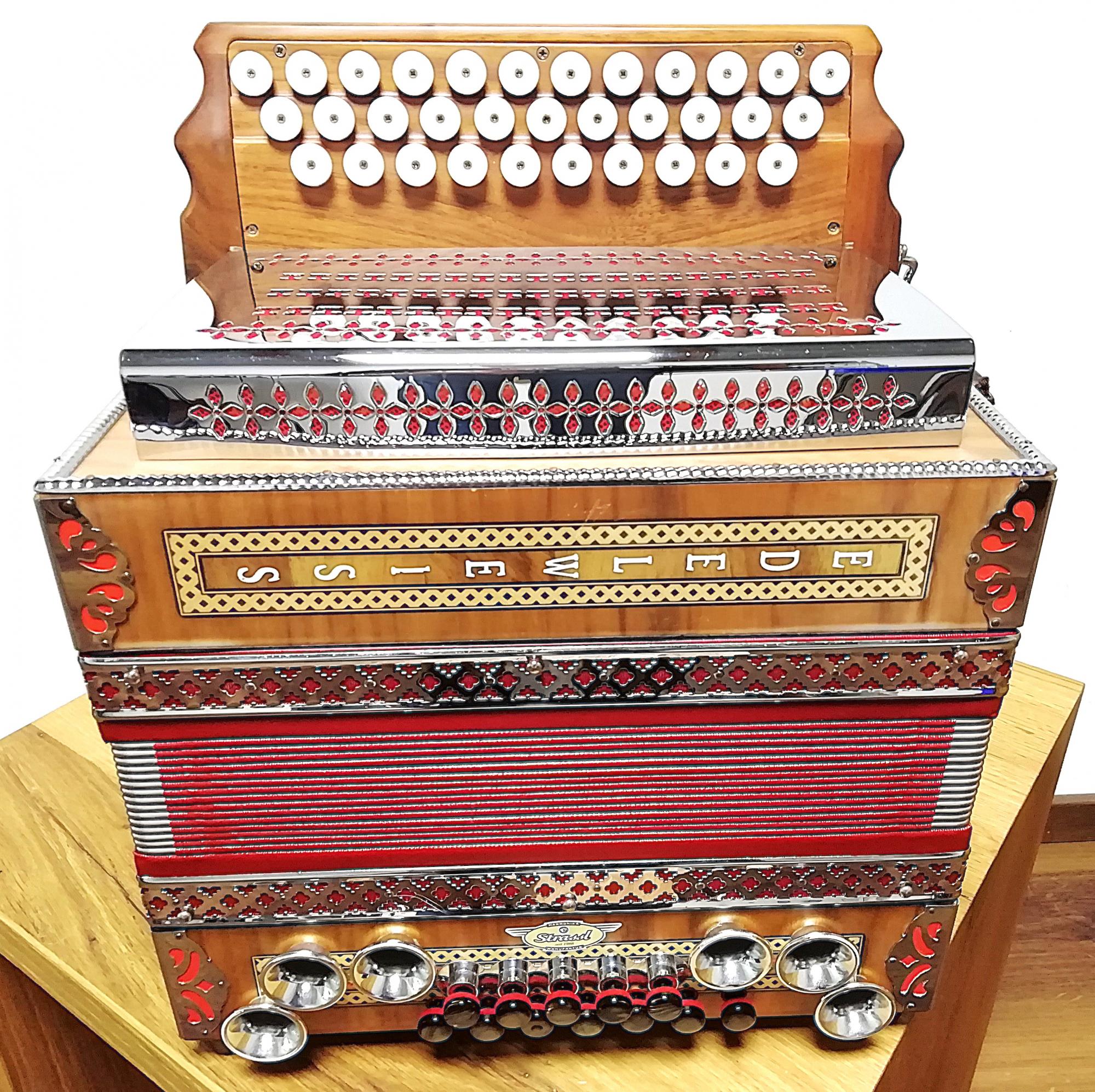 Edelweiß Nuss/rot G