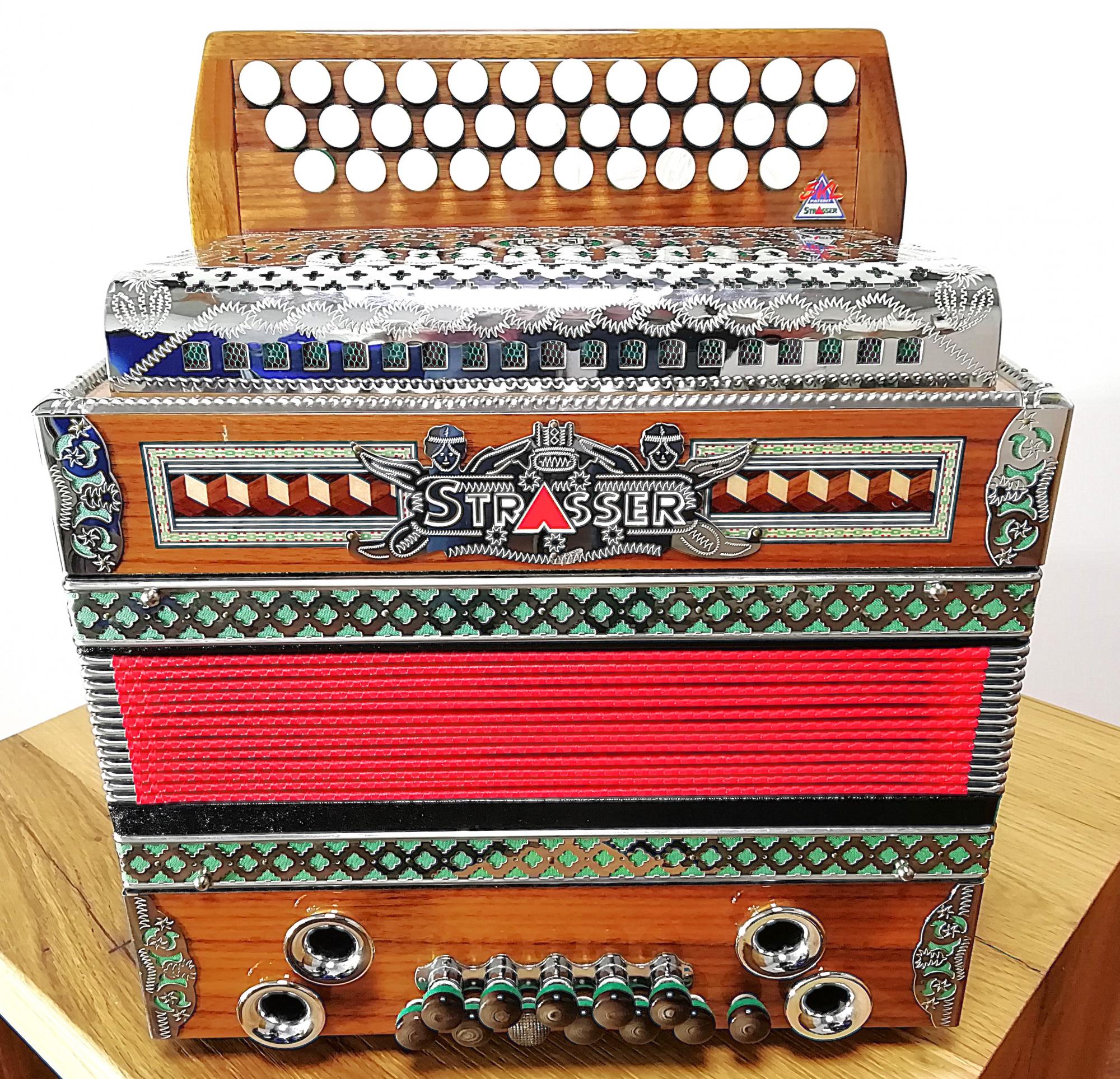 Strasser Classic 3 Nuss/rot G