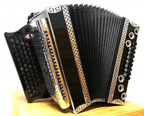 Strasser Alpenblumen schwarz G