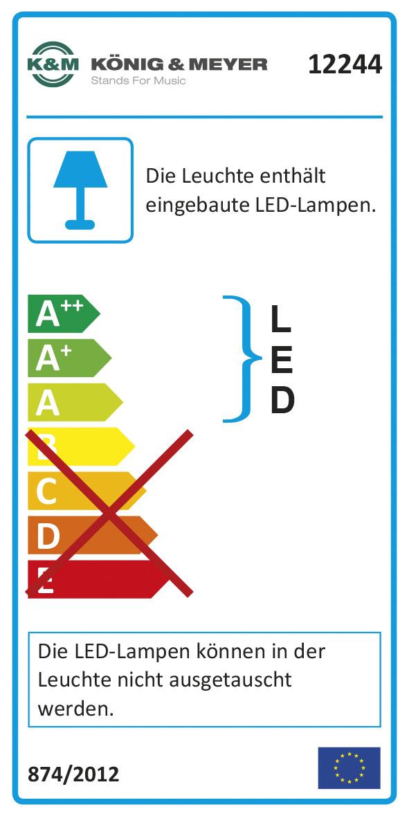 LED-Notenpultleuchte K&M